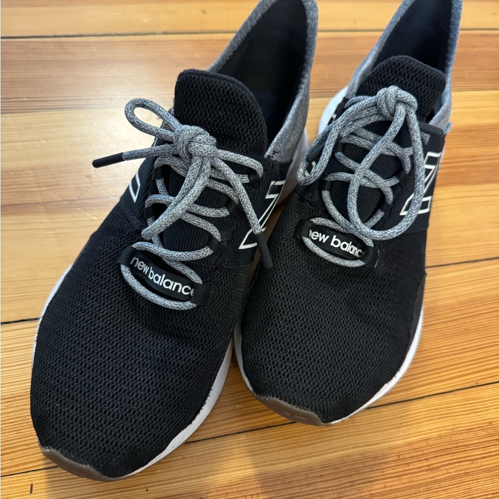 New Balance Black and White Athletic Shoes